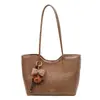 Bolsa Grande Fashion para Mulheres, Bolsa de Ombro Retro Nova Versátil de Grande Capacidade Casual para o Dia a Dia, Bolsa Grande Tote Simples Tendência
