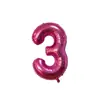 Globos de Aluminio con Números Grandes Versión Americana de 40 pulgadas para Decoración de Fiesta de Cumpleaños Globos de Aluminio con Números