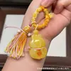 Cera de Abeja de Segunda Generación Varios Estilos Oso Bolsa de Queso Colgante Llavero DIY Exquisito Adorno de Joyería