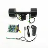 Eixo de potência do motor elétrico para skate 90 mm conjunto do eixo de acionamento eixo de acionamento 7 polegadas eixo de potência acionamento único acionamento duplo kit de acessórios