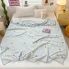 Manta de felpa linda y tridimensional con bordes de concha, adecuada para siestas en la oficina, como chal o manta, o para residencias estudiantiles