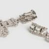 AliExpress Novo Clipe de Orelha Exagerado com Cruz de Strass Moda Europeia e Americana Festa Brilhante de Cristal Brincos brincos