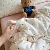 Conjunto de Quatro Peças de Gaze Aeróbica Dupla Camada 100% Algodão Grau A Materno e Infantil Cobertor de Gaze de Algodão Puro Lençol de Cama Conjunto de Três Peças para Dormitório Estudantil