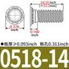 Tuercas Remachables Hechas en EE. UU. FH-256/440/632/832/0420/0518/0616-Tuercas Remachables
