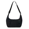 Bolsa de Ombro Lona Moda Nova Estilo Coreano Casual Literário Bolsa de Bolinho Bolsa Transversal Nylon Multi-Bolsos Celebridade da Internet Bolsa Feminina