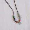 Cerámica Jingdezhen Galaxia de Noche Eterna Gradiente Mariposa Collar Trenzado Dulce Estilo Antiguo Diseño Lindo Cadena para Clavícula