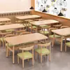 Mesa de jantar aluguel para eventos casa de aluguel lanchonete fast food lanche da manhã mesa e cadeiras de jantar loja de milk tea e café mesa e cadeiras de jantar comerciais um conjunto