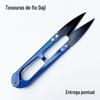 Daji tesoura grande de fio para costura, alfaiate, ponto cruz, tesoura artesanal faça você mesmo, mola em forma de U, dente de aço de tungstênio, tesoura pequena doméstica