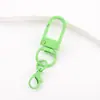 Llavero Popular Giratorio de Colores con Cierre de Resorte Hebilla para Puerta Hebilla Colgante Pintada Colgante para Bolso Accesorios de Joyería DIY