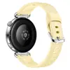 Adecuado para correa de silicona de ajuste a presión Huawei GT7, correa de reloj de silicona para mujer de 41 mm con patrón de grano largo, estilo original