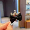 Pinza Pequeña Dorada con Forma de Mariposa para Niñas, Pasador Corona, Accesorio para el Cabello Estilo Princesa, Pedrería, Pinza Superior Linda, Tocado