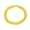 Nuevo brazalete premium de color dorado electrochapado, estilo coreano popular, para mujer, brazalete con forma de corazón estilo europeo, accesorios para fiestas disponibles para venta al por mayor