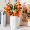 Fábrica atacado imitação cerâmica plástico vaso ornamentos sala de estar arranjo de flores novo chinês retro decorativo vaso de cerâmica hidropônico vaso de flores