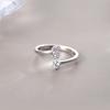 Anillo de Plata de Ley S925 con Letra Moda Elegante Lujo Accesible Diseño de Nicho Dedo Índice 2022 Nuevo Estilo Caliente de Moda