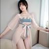 Lencería Sexy, Falda de Gasa de Chifón Estilo Antiguo, Faja de Palacio, Traje Seductor Estilo Sexy Cos Dinastía Han para Mujer