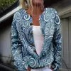 Suéter Cardigan Transfronteiriço Novo Europeu e Americano Paisley Flor de Caju Amazon Aliexpress Estação Independente Temperamento Versátil