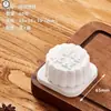 Bandeja para Bolo da Lua de Pele de Neve Durian Musang King Forma de Assar PP Bandeja para Bolo da Lua do Meio Outono Caixa de Embalagem Transparente Comercial