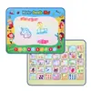 Manta de lienzo de agua para colorear, escribir y dibujar, con patrón de escritura de agua de doble cara, para descompresión infantil, transfronteriza