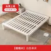 Cama de ferro dupla moderna minimalista para casa, espessada e reforçada, adequada para apartamentos de aluguel, cama com estrutura de ferro, cama de solteiro moderna