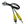 Cable de Audio Mono de 3.5mm a RCA Aux Cabeza de Loto Macho a Macho Cable de Conexión de Audio para Computadora Cobre Puro
