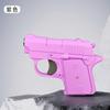 Agita el sonido rojo neto de un botón continuo rábano pistola a prueba de viento azul llama recta rábano Q encendedor personalidad creativo marea