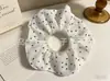 Scrunchies de Renda Floral Pequenos para Revenda em Estoque Laços de Cabelo Estilo Coreano Scrunchies Faixas de Cabelo Laços de Cabelo