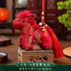 Festival do Barco-Dragão de 2026 Zodíaco Chinês Cavalo Brocado Sachê Perfumado Pingente com Losna para Repelente de Mosquitos, Ornamento Portátil para Pendurar no Carro, Presente Souvenir