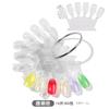 Arte de Uñas 50 colores abanico de colores carta de colores esmalte de uñas placa de color práctica esmalte de uñas tablero de exhibición de color venta al por mayor de fábrica