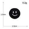 Pequeno Patch de Tecido Bordado, Rosto Sorridente Redondo, Coração de Pêssego, Coração de Amor, Patch Bordado em Computador com Suporte Adesivo, Patch para Reparo de Furos Sem Costura, Emblema