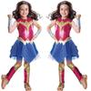 Traje de Superheroínas DC Marvel Vestido Infantil Mujer Maravilla Capitana Marvel Batman Iron Man
