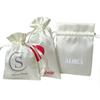 Suministro de fábrica multi-especificación bolsa para joyas de regalo bolsa con cordón para pelucas a prueba de polvo bolsa de almacenamiento impresa con LOGOTIPO