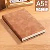 Cuaderno de Piel de Oveja A5 con Portalápices, Logo Personalizado, Cuaderno de Tapa Blanda A6 para Negocios, Bloc de Notas Sencillo B5