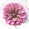 Flor de Dalía Flor Artificial Cabeza de Flor Ramillete Sombrero Material DIY Decoración de Boda Flor Falsa de Gama Alta Realista