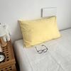 Funda de almohada estilo minimalista color liso individual 2023 nueva funda de almohada de algodón puro para el hogar 48X74cm al por mayor