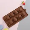 Em estoque forma de bolo transfronteiriça multiestilo molde de chocolate de silicone amor animal forma de assar fácil de desenformar