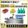 Máquina Embaladora de Blister Alumínio-Plástico para Pasta Líquida, Líquido Essencial, Enxaguante Bucal, Ketchup, Máquina de Blister Tipo Plana Totalmente Automática