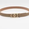 Cinturão Europeu e Americano Novo 8 caracteres Gold Alloy Buckle Belt Mulheres Multi-color Jeans Snap Buckle Belt Decoração Feminina
