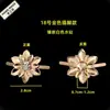 Novos Acessórios de Decoração para Sapatos com Strass, Fivelas de Sapato de Metal, Flores para Sapatos, Sandálias, Laços, Elementos Decorativos no Meio, Fivelas de Sapato Femininas