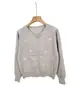 Suéter Cardigan de Tricô Coreano Outono/Primavera Doce Francês Gentil Macio Sedoso Gola Redonda Mais Fácil de Combinar Suéter Redutor de Idade Jaqueta de Tricô