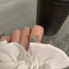 Anel de zircão de amor de borboleta de diamante colorido 925 prata esterlina feminina moda doce legal na moda para todos os jogos de nicho de alta qualidade de luxo leve