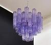 Francés Murano Lujo Ligero Nórdico Vintage Sala de Estar Cristal de Murano Comedor Iluminación Retro Villa Candelabro de Cristal