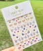Nuevas pegatinas para uñas Baizi pegatinas para uñas infantiles lindo dibujo animado pegatinas para uñas Baizi fábrica de papel ML107-121