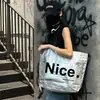 Bolsas Tejidas de Color Personalizadas Transfronterizas de PP, Bolsas tipo Piel de Serpiente, Bolsas Promocionales para Exposiciones con Impresión de Logo, Bolsas de Compras Hechas de Material de PP con Impresión de Logo