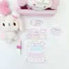Etiquetas de Tarjetas Lindas de Dibujos Animados y Tarjetas de Respaldo, Empaque Estilo Coreano, Protección de Tarjetas, Accesorios, Horneado, Tarjetas de Empaque para Regalos