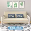 Sofá Cama Plegable, Doble Propósito, Simple, Sofá de Tela Extraíble y Lavable, Sofá Perezoso Multifuncional Individual/Doble para Apartamentos Pequeños
