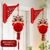 Adornos Colgantes de Linterna Año del Caballo 2026 Modelo Nuevo Decoraciones de Año Nuevo Decoraciones Colgantes Soporte para Colgar en Puerta Pared Decoración de Entrada de Año Nuevo
