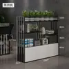 Divisória de Tela para Escritório Prateleira Armário Divisório Moderno Minimalista Grade de Restaurante Suporte para Plantas Flores Parede Divisória Ferro
