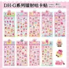 Empareja con Sanrio Labubu Pegatinas Guka Navideñas Libro de Pegatinas Lindo Material Pegatinas Impermeables