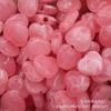 Contas de amor vintage de acrílico 10*11mm com furo reto, contas de amor de duas cores, coração, coração, contas de amor, acessórios de joias faça você mesmo