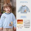 [Nuevo 2 artículos 15% de descuento] Sudadera jellybaby para niños con forro polar para niñas ropa de otoño tops para niños ropa de bebé